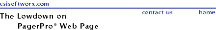 This navigation bar should show up on all of our web pages.